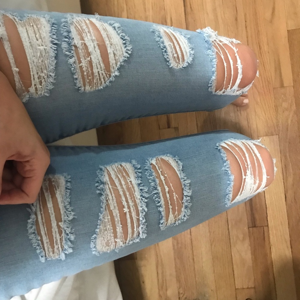 ripped jeans